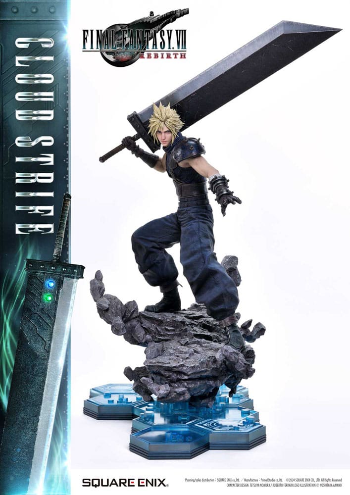 Square Enix Masterline Final Fantasy VII Rebirth Highly Detailed 1/4 Scale Collectible Statue of Cloud Strife