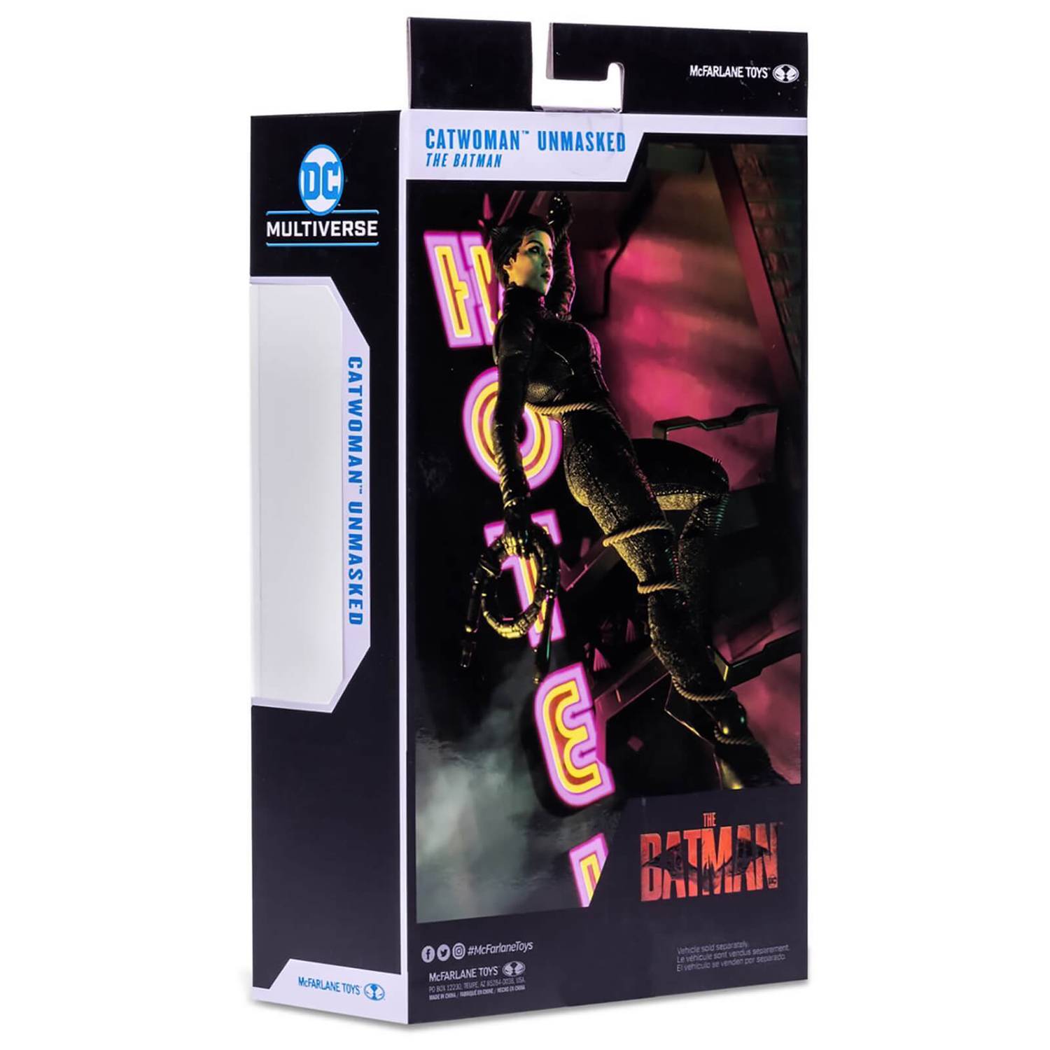 McFarlane 7-Inch Scale Highly Detailed Action Figure of Unmasked Catwoman from DC Comics' The Batman Movie