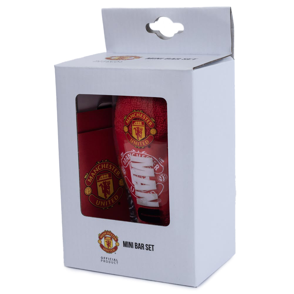 Manchester United Football Club Miniature Barware Set Ideal for Fans