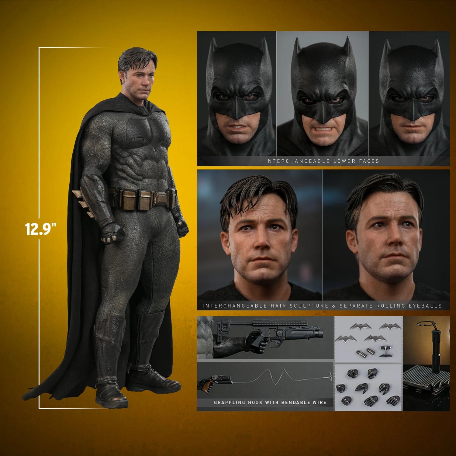 Hot Toys 1/6th Scale Batman Figure from Batman v Superman Dawn of Justice