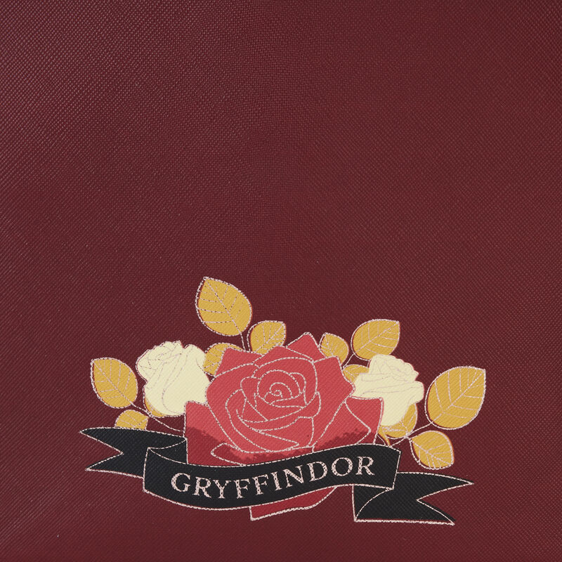 Loungefly Harry Potter Gryffindor Floral Tattoo Design Adjustable Mini Backpack