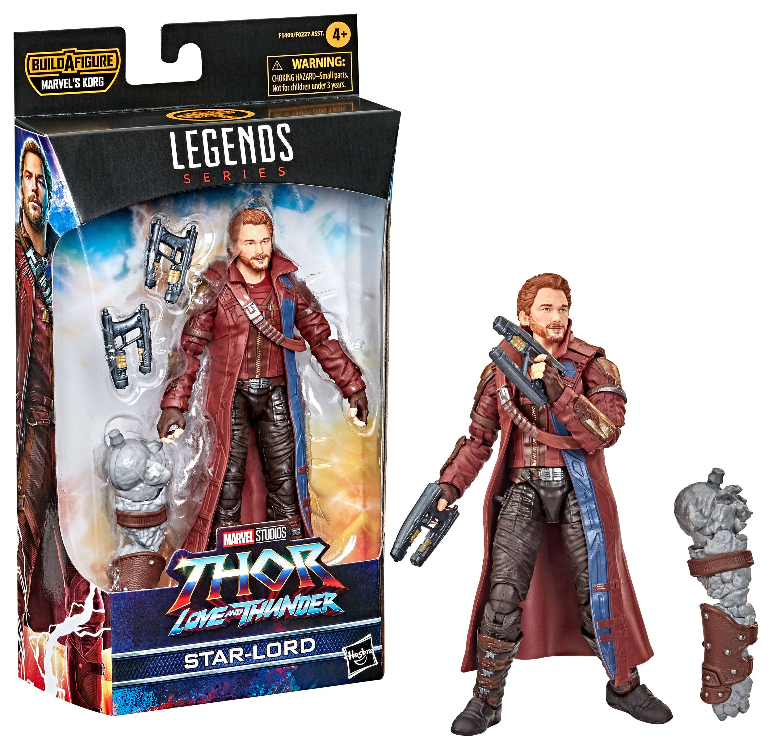 6-Inch Scale Marvel Legends Peter Quill Star Lord Collectible Action Figure from Thor: Love and Thunder