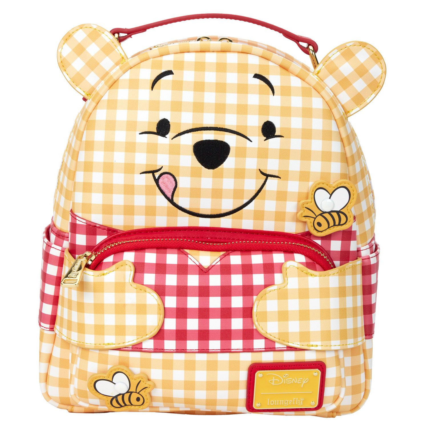 Loungefly Disney Winnie the Pooh Gingham Adjustable Mini Backpack