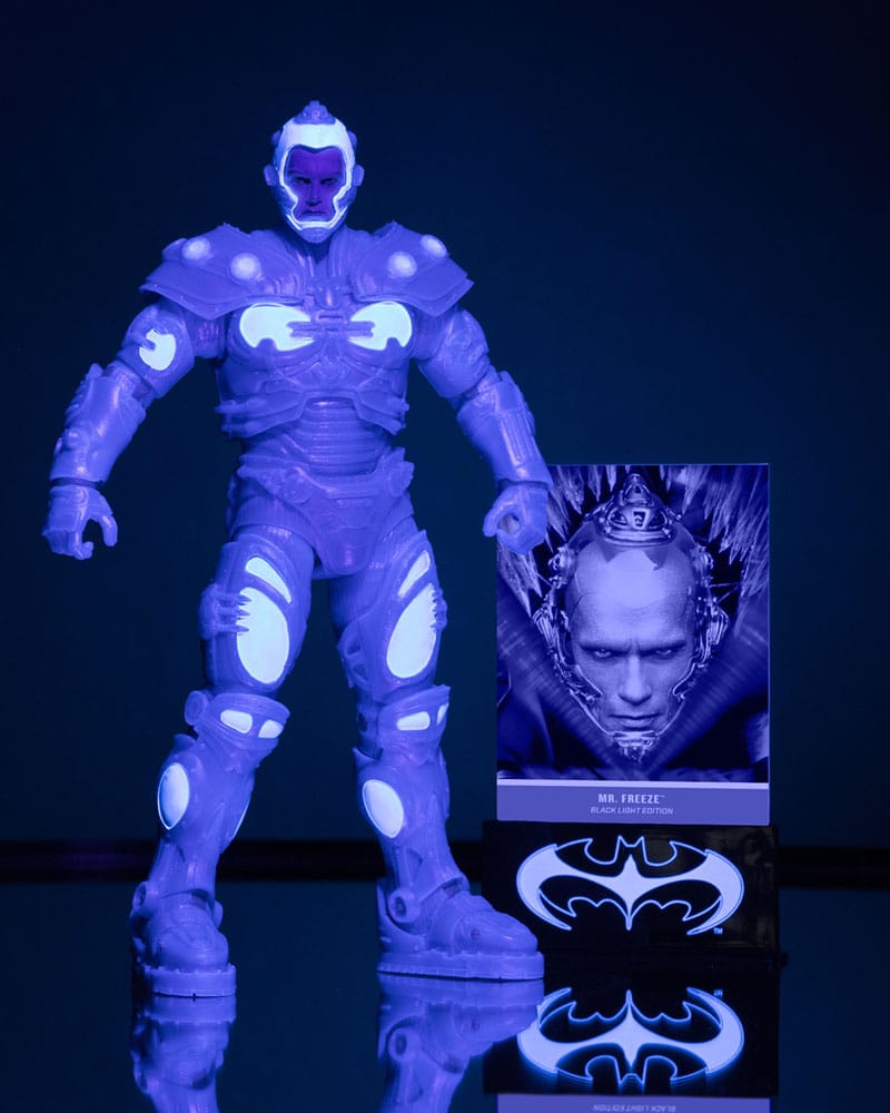 McFarlane 7-Inch DC Multiverse Black Light Edition Gold Label Mr. Freeze Action Figure