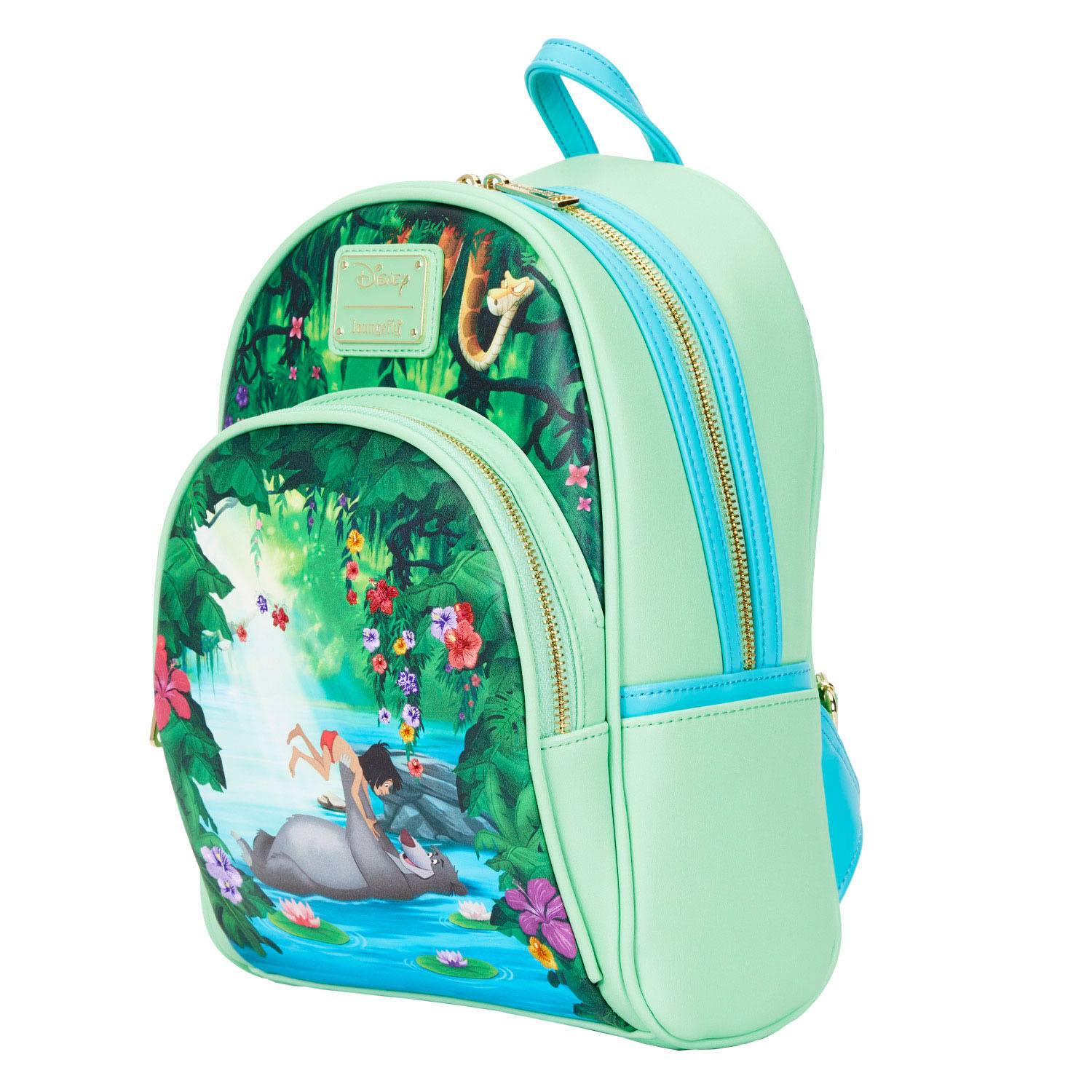 Loungefly Disney Jungle Book Bare Necessities Themed Mini Backpack for Disney Fans