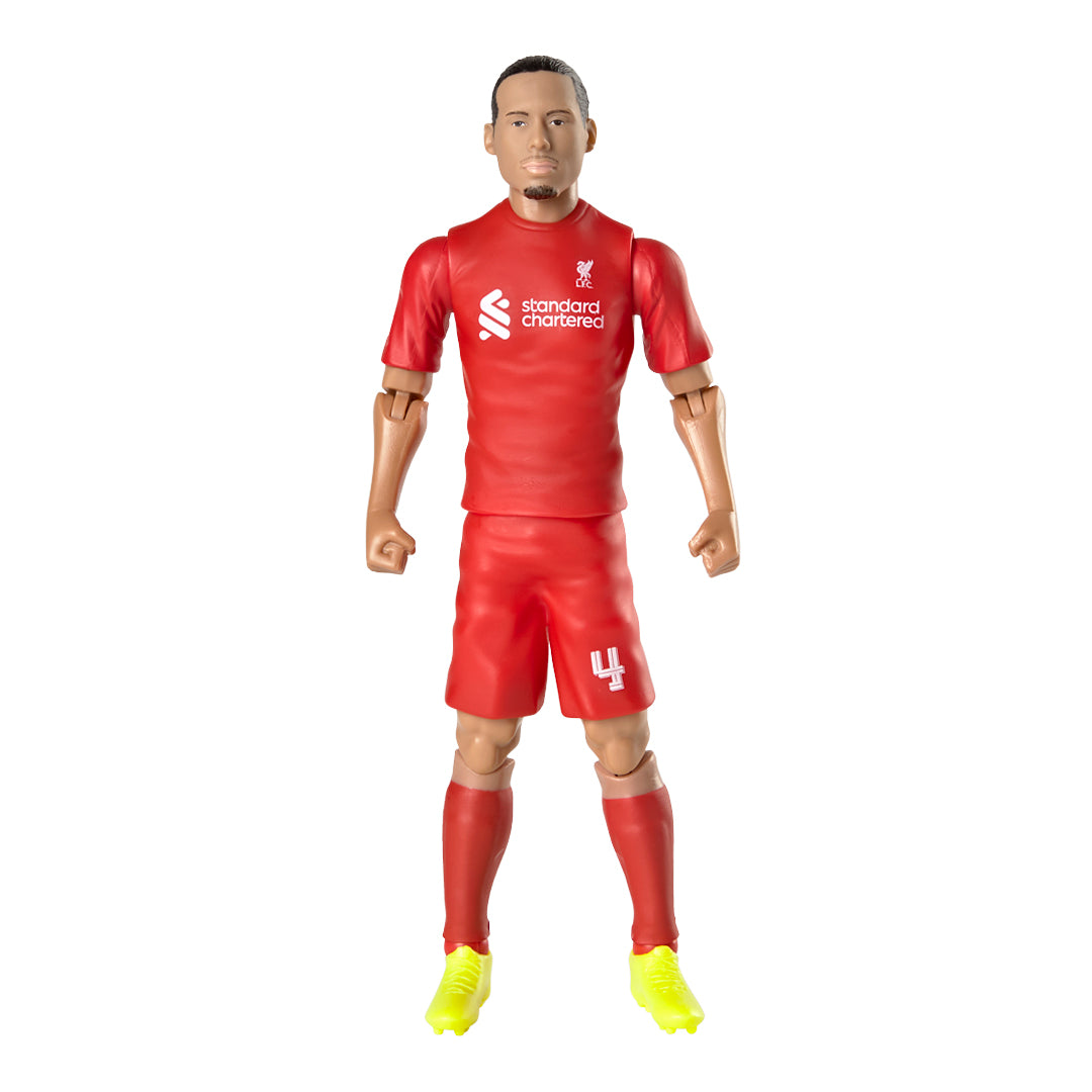 20cm Tall Liverpool's Virgil Van Dijk No.4 Action Figure with Football