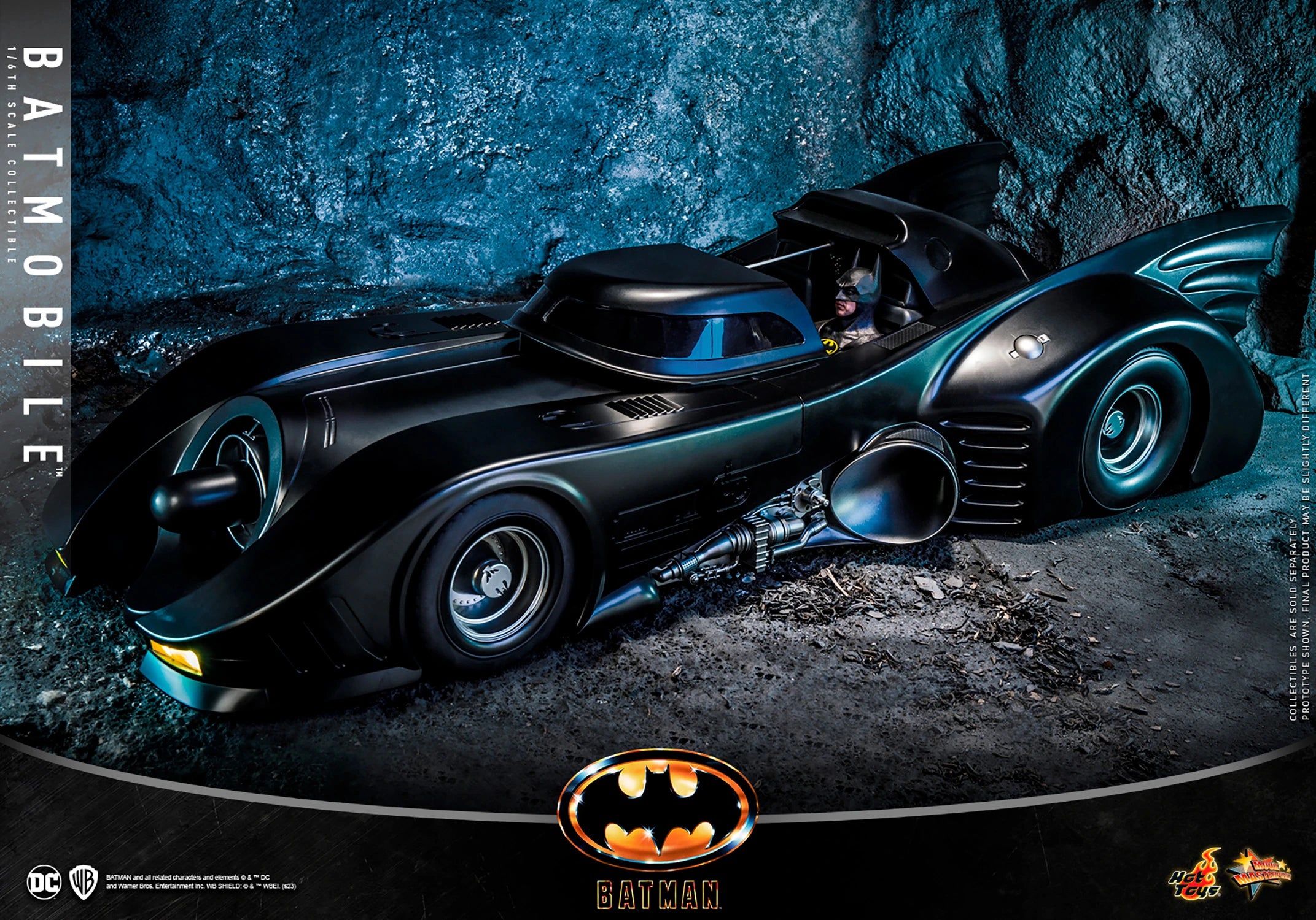 Hot Toys 1/6th Scale Collectible DC 1989 Batman Movie-inspired Batmobile Vehicle