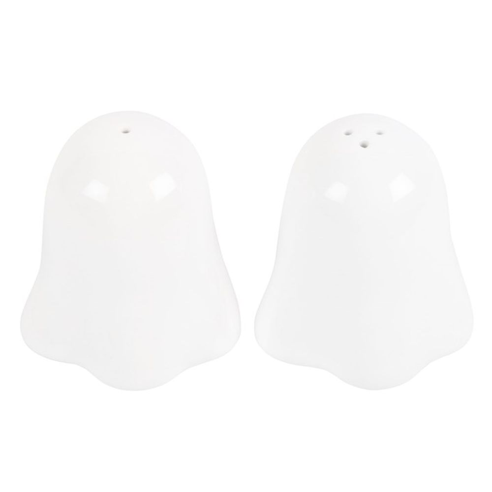 Spooky Halloween Ghost Salt and Pepper Shakers for Wicked Feasts