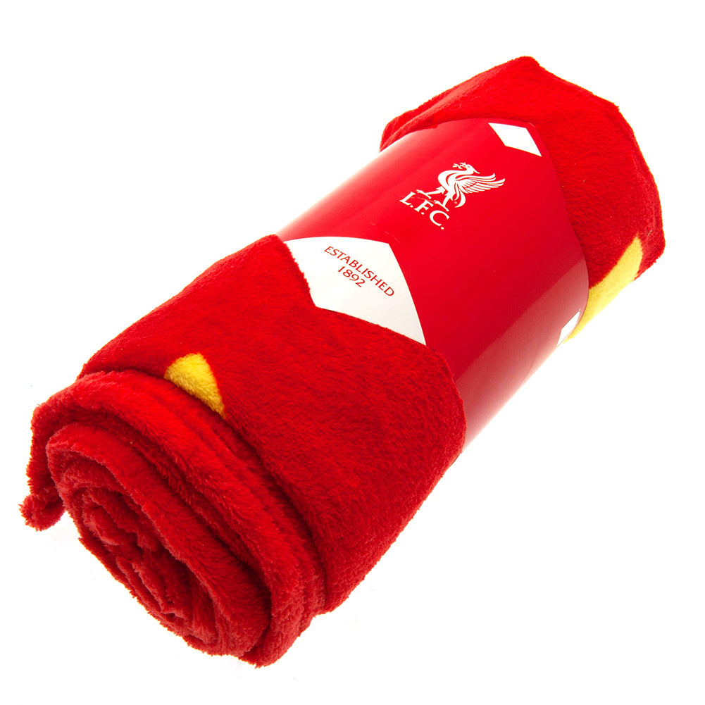 Soft and Warm Liverpool FC 'This Is Anfield' Retro Fleece Blanket