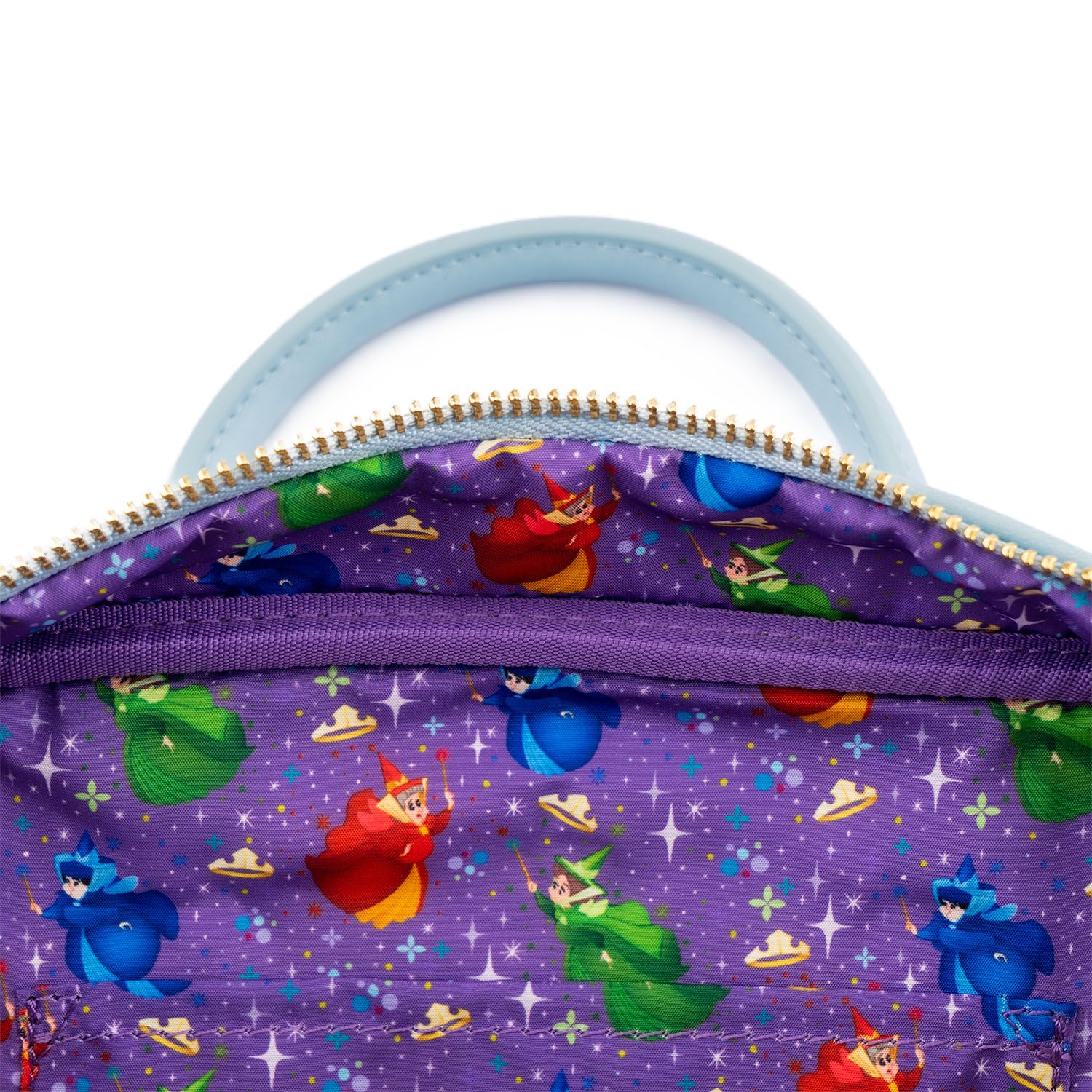Loungefly Disney Sleeping Beauty Princess Castle Themed Fashionable Crossbody Shoulder Bag for Disney Fans