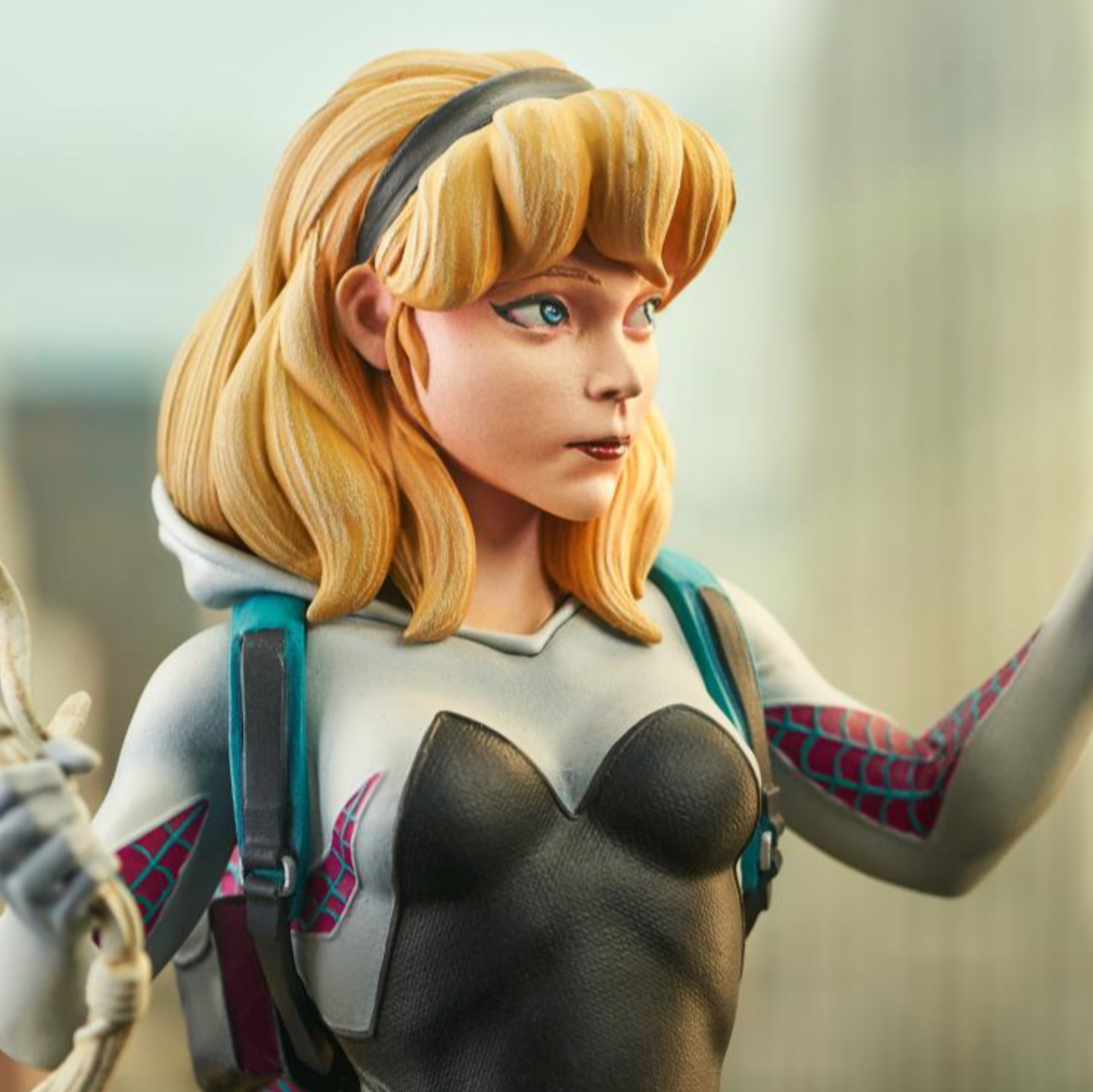 Limited Edition 1/7 Scale Collectible Bust of Marvel Comics' Ghost Spider