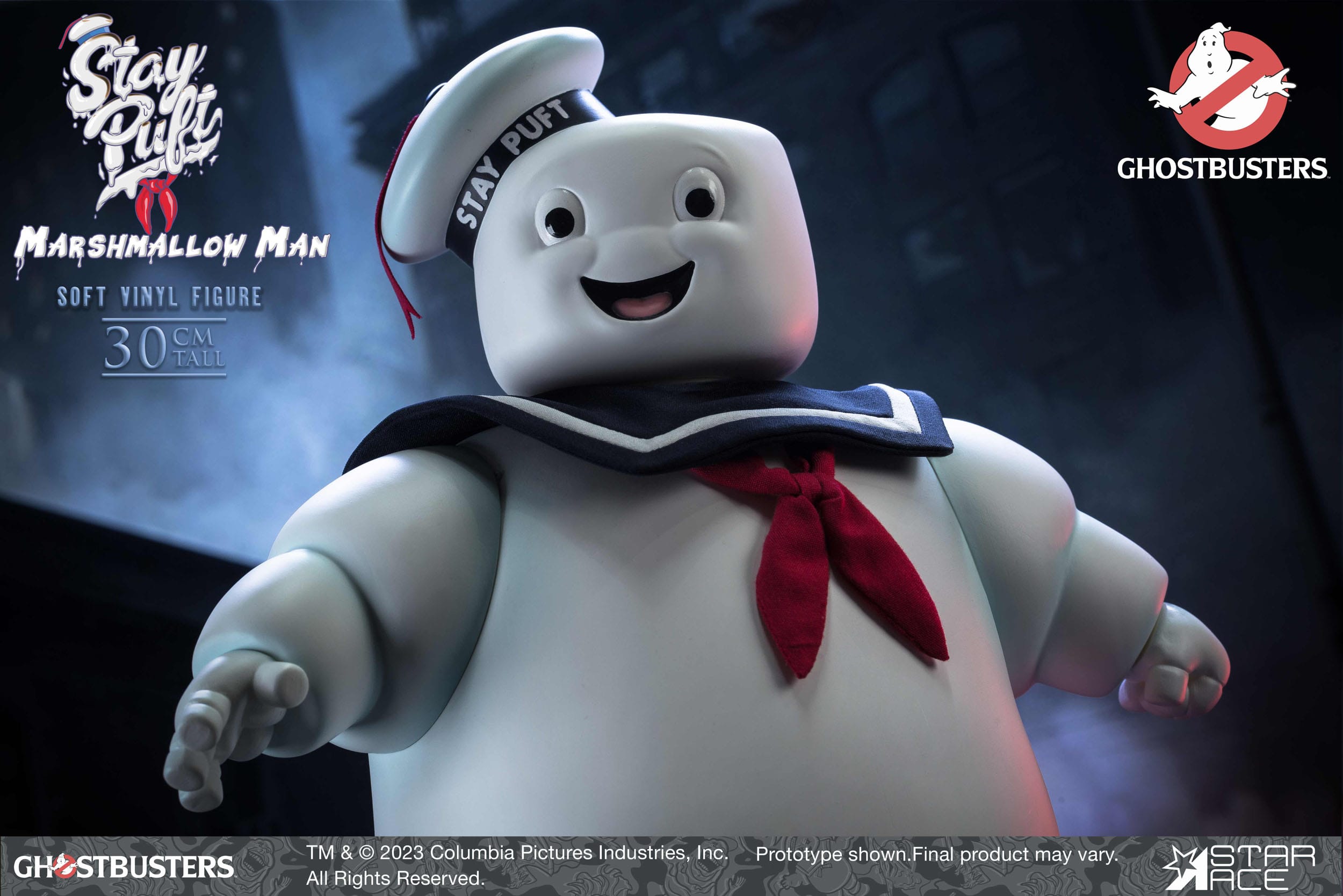 Deluxe Edition Soft Vinyl Collectible Statue of Ghostbusters' Stay Puft Marshmallow Man