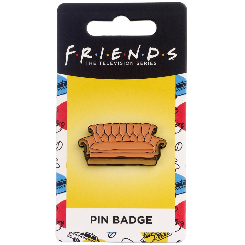Colorful and Detailed Friends Central Perk Sofa Enamel Pin Badge