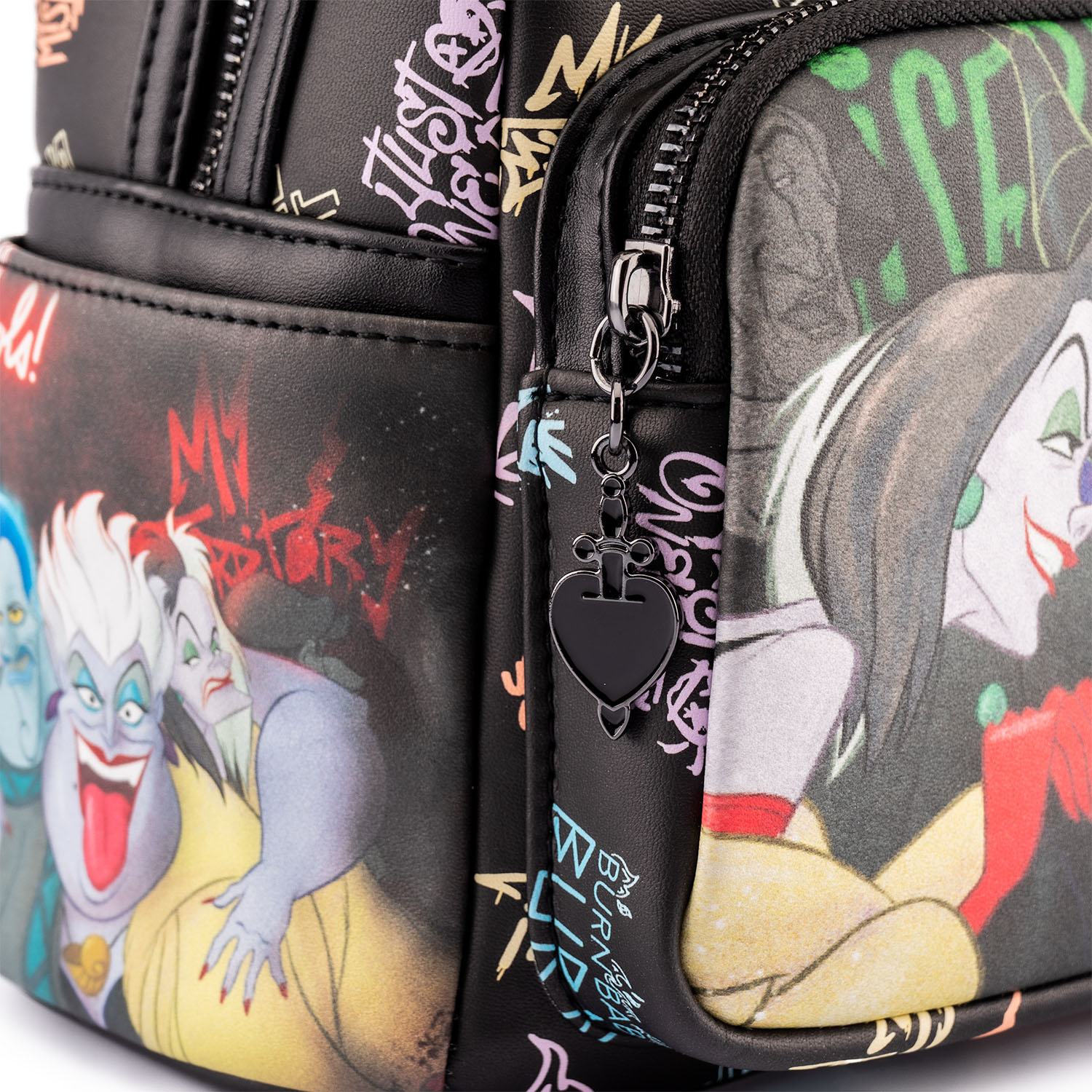 Loungefly Mini Backpack Featuring Disney's Iconic Villains