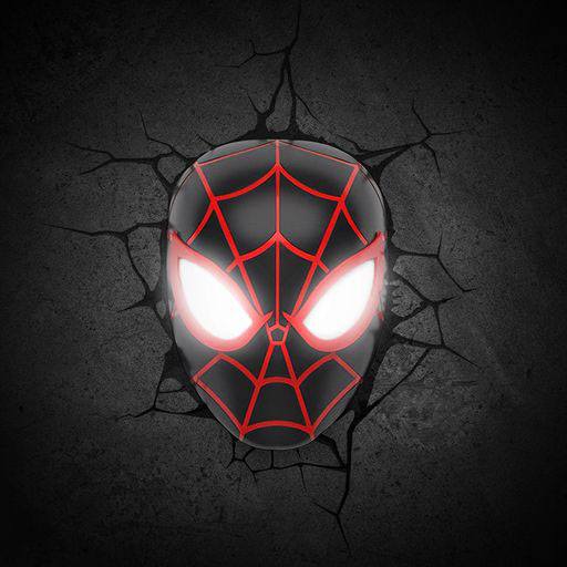 3D Wall Decorative Light Inspired by Marvel's Spider - Man Miles Morales
