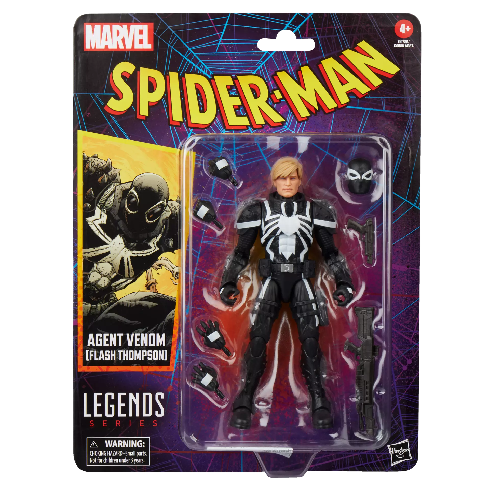 Hasbro 6-Inch Marvel Legends Series Agent Venom (Flash Thompson) Collectible Action Figure