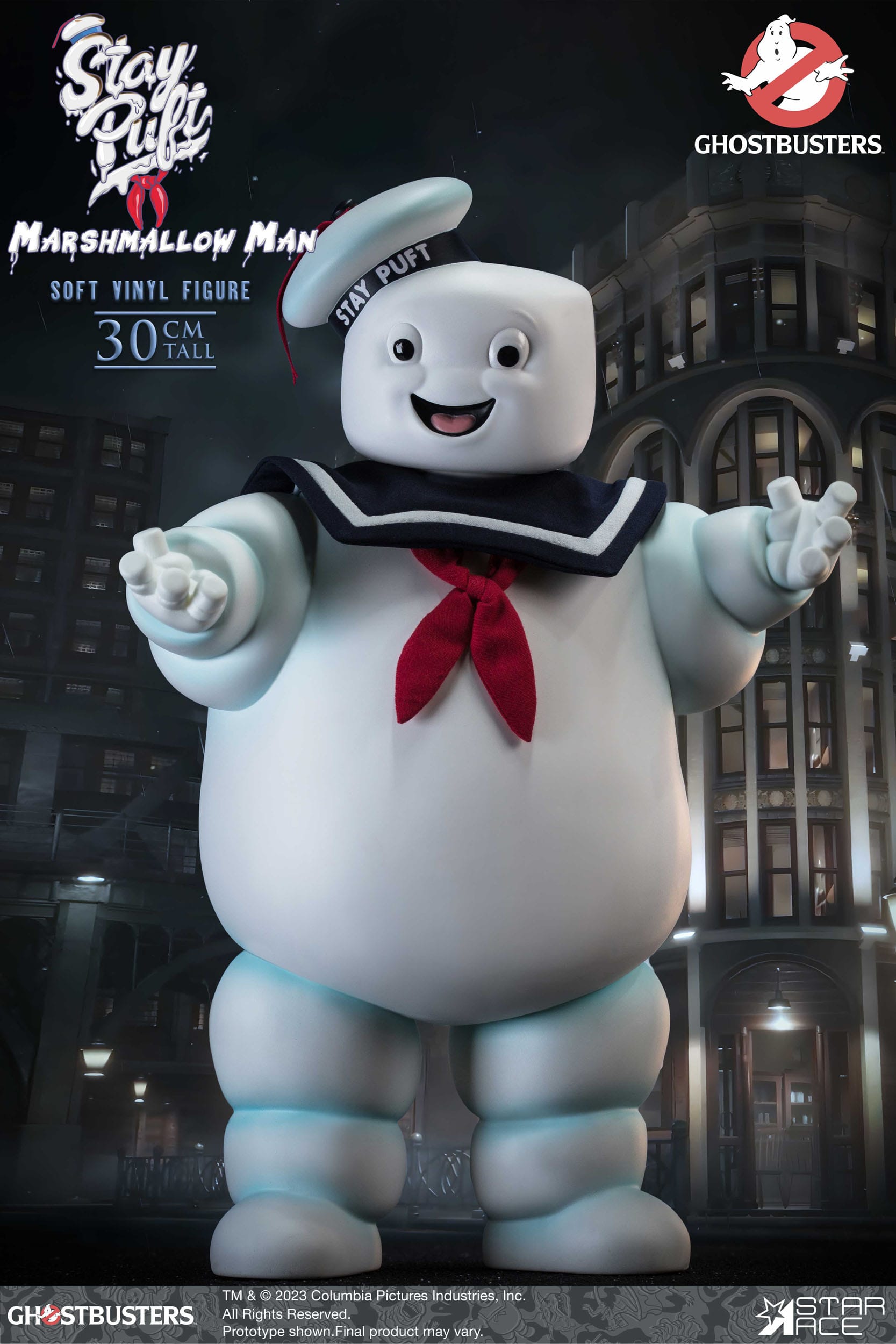 Deluxe Edition Soft Vinyl Collectible Statue of Ghostbusters' Stay Puft Marshmallow Man
