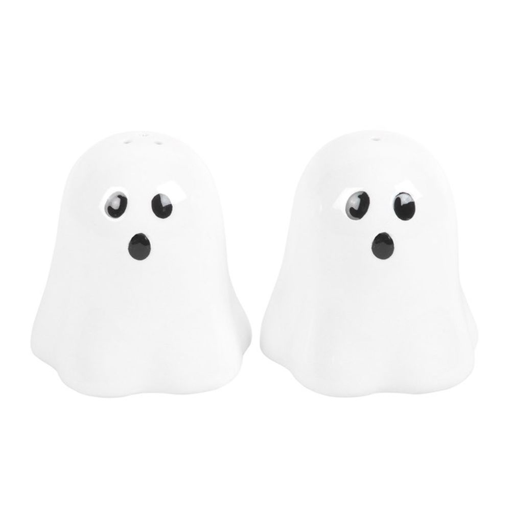 Spooky Halloween Ghost Salt and Pepper Shakers for Wicked Feasts