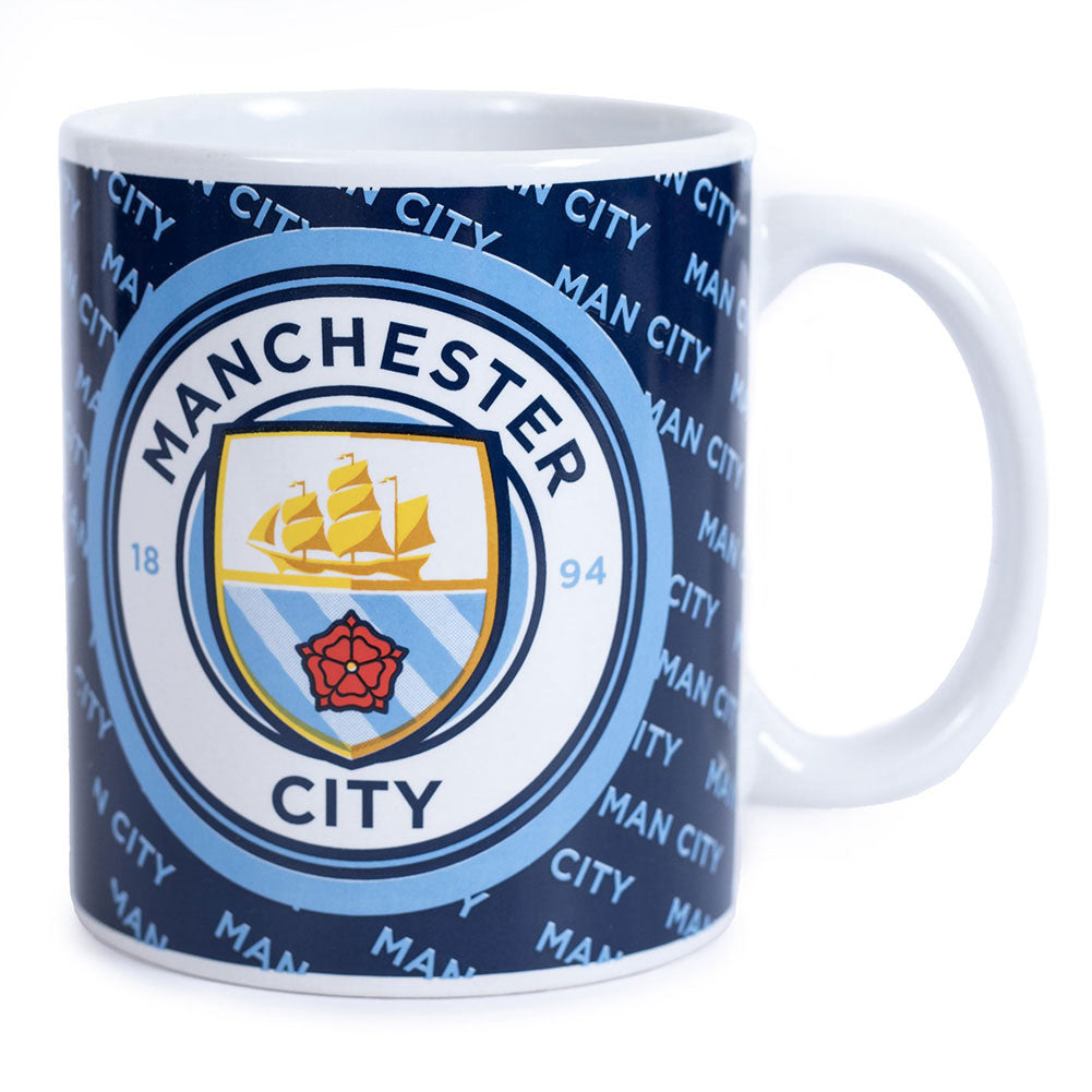 Navy Blue Manchester City FC Premium No. 1 Fan Ceramic Coffee Mug