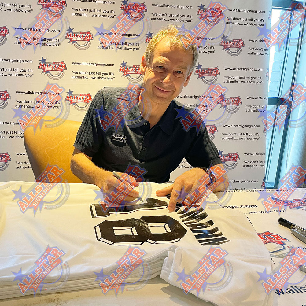 Authentic Germany Jurgen Klinsmann Signed and Framed Football Shirt Collectible