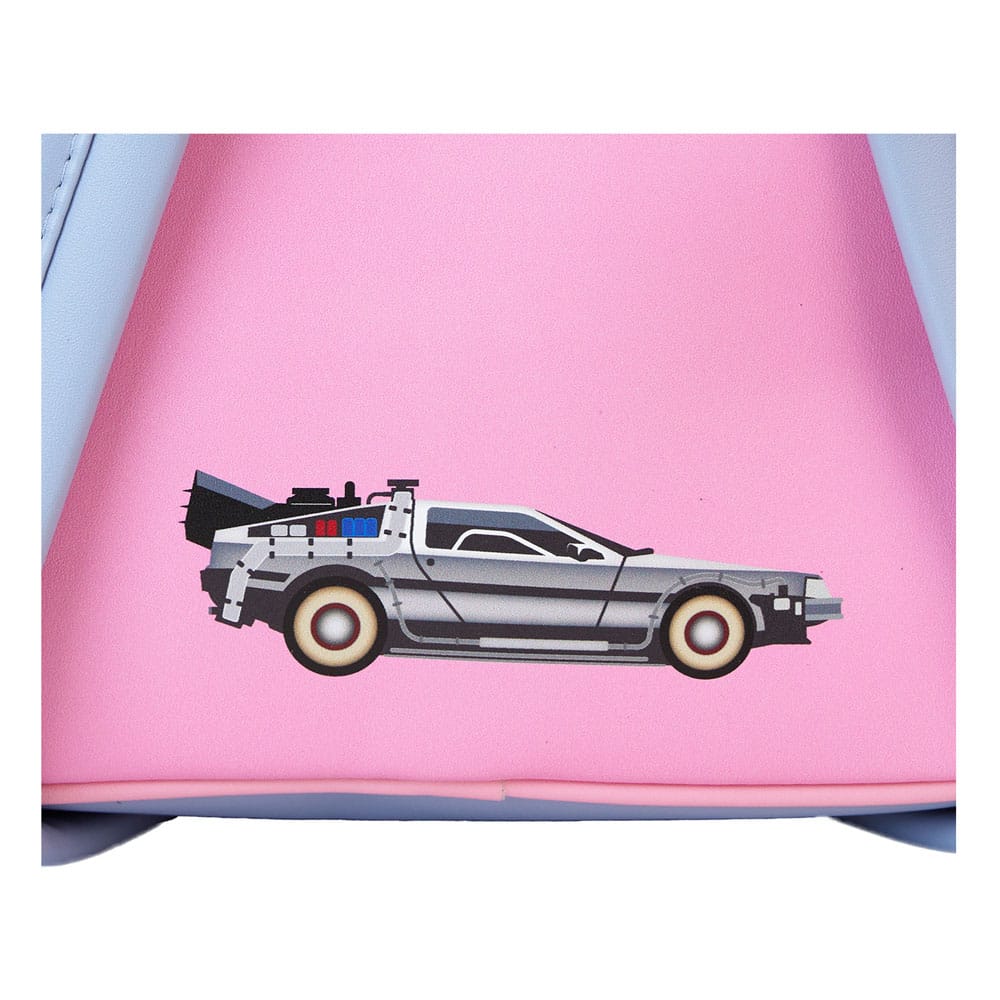 Loungefly 40th Anniversary Retro - style Mini Backpack Inspired by Back To The Future