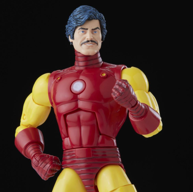 Marvel Legends Series 20th Anniversary Deluxe Retro Iron Man Action Figure for Collectors and Fans