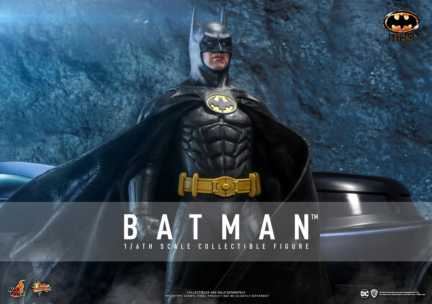 Hot Toys 1/6 Scale DC 1989 Iconic Michael Keaton Batman Figure