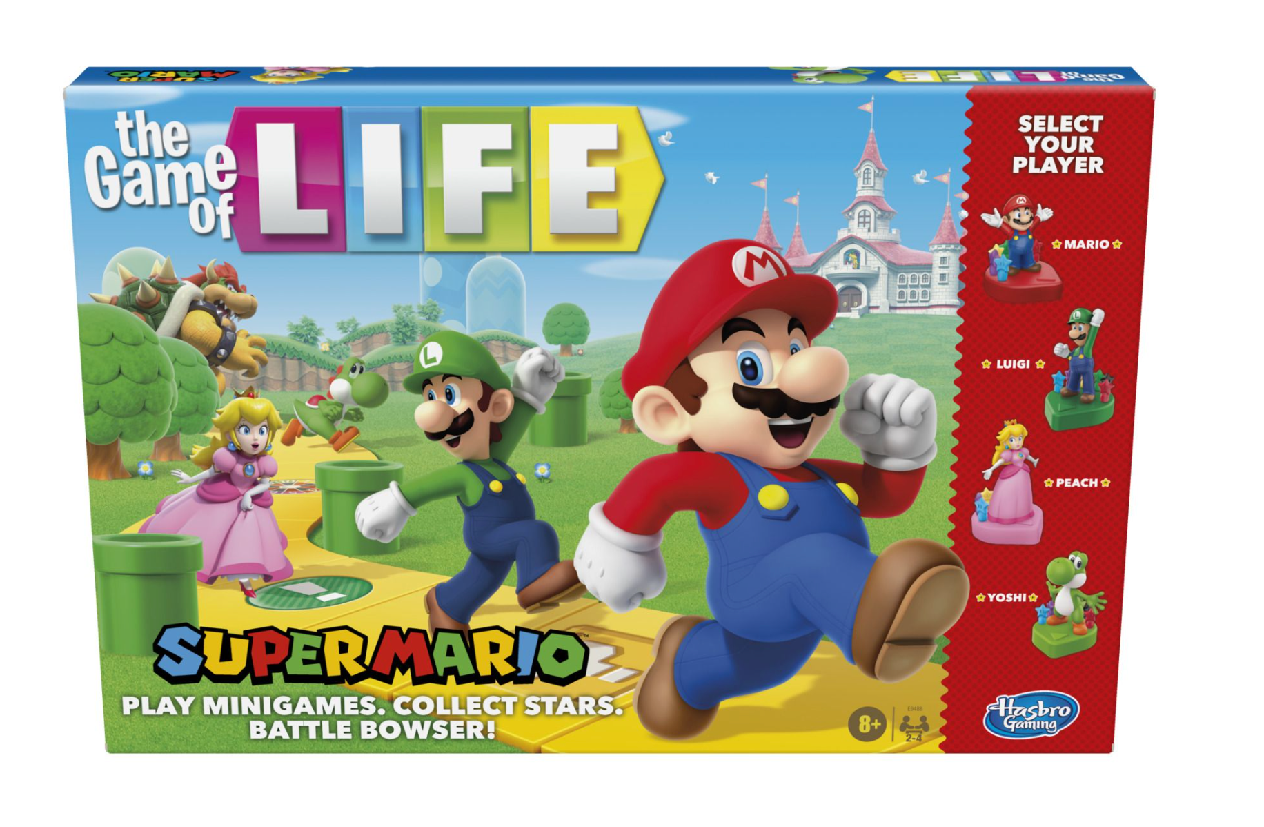 Super Mario Edition of The Game of Life Board Game