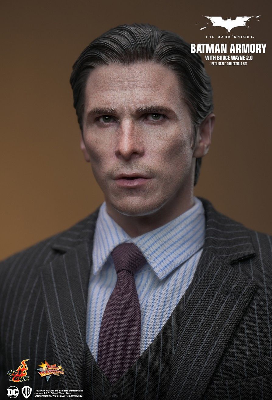 Hot Toys 1/6 Scale Batman Armory Set with Bruce Wayne (2.0)