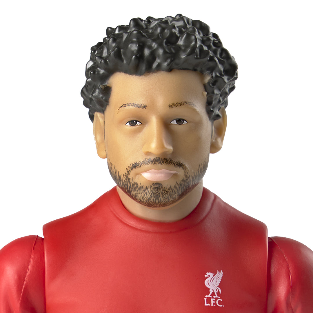 High - Quality Liverpool Soccer Action Figure of Mohamed Salah Wearing No. 8 Kit