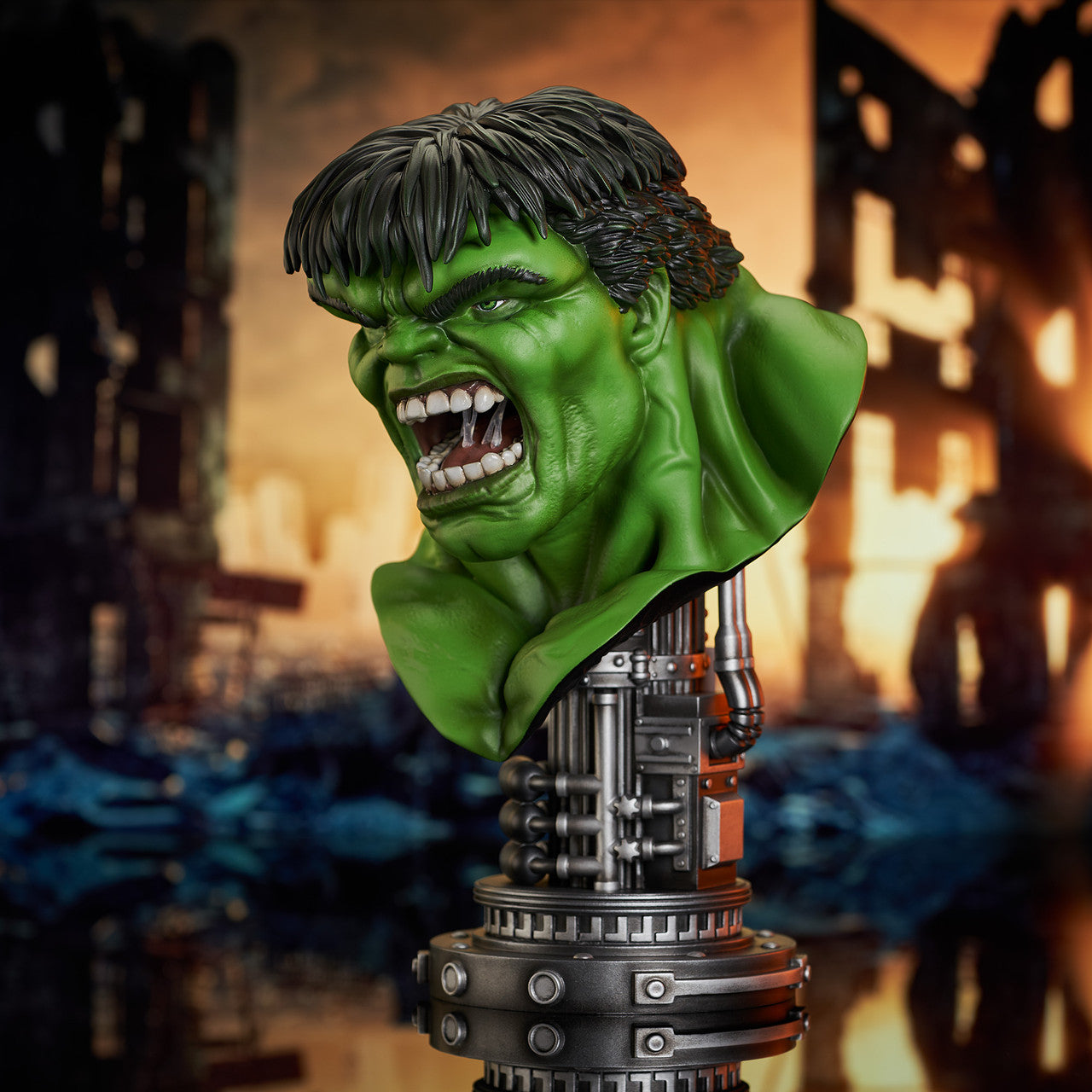 Limited Edition 1/2 Scale 3D Marvel Legends Angry Hulk Bust