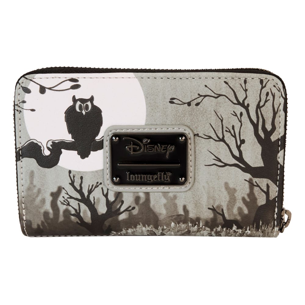 Loungefly Licensed Disney Skeleton Dance Themed Zip Around Vegan Leather Wallet for Collectors