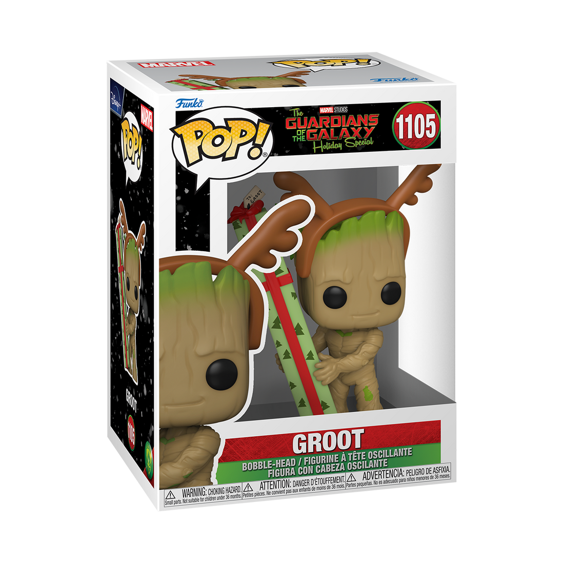 Marvel Guardians of the Galaxy Groot Holiday Special Collectible Funko Pop! Vinyl Figurine