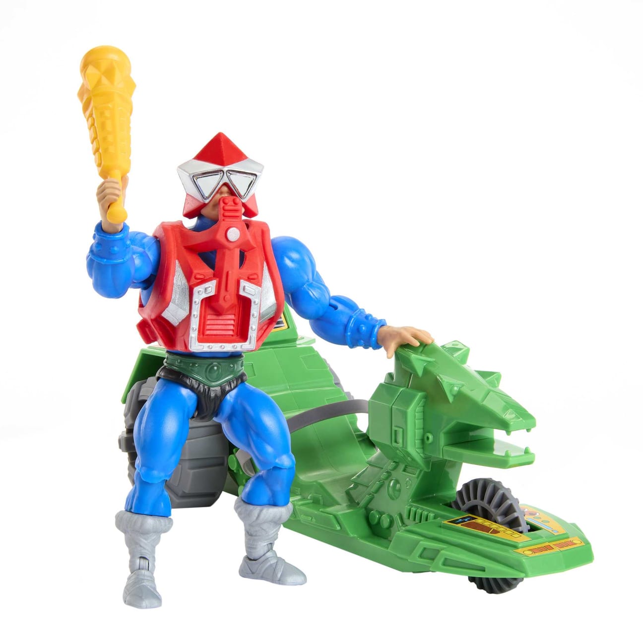 Masters of the Universe Origins Action Figure Set Featuring Ground Ripper Vehicle and Mekaneck Character