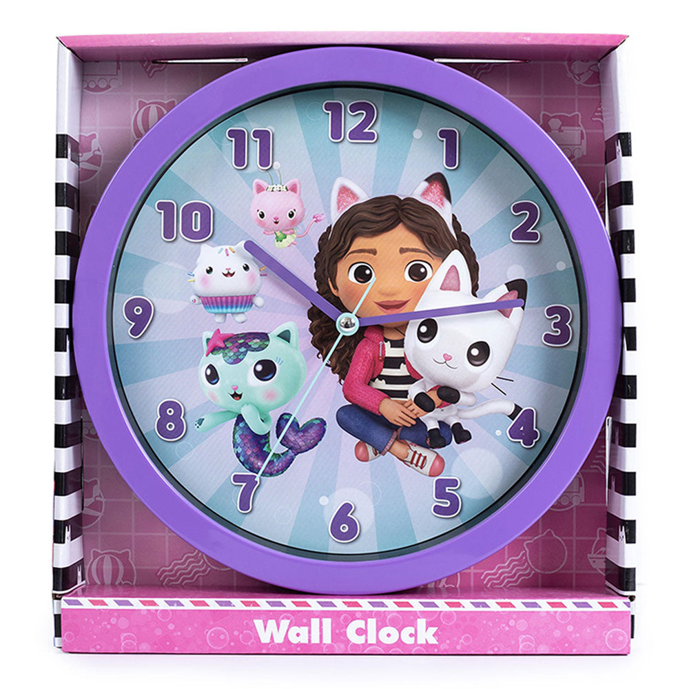 Gabby's Dollhouse Decorative Wall Clock for Home and Bedroom