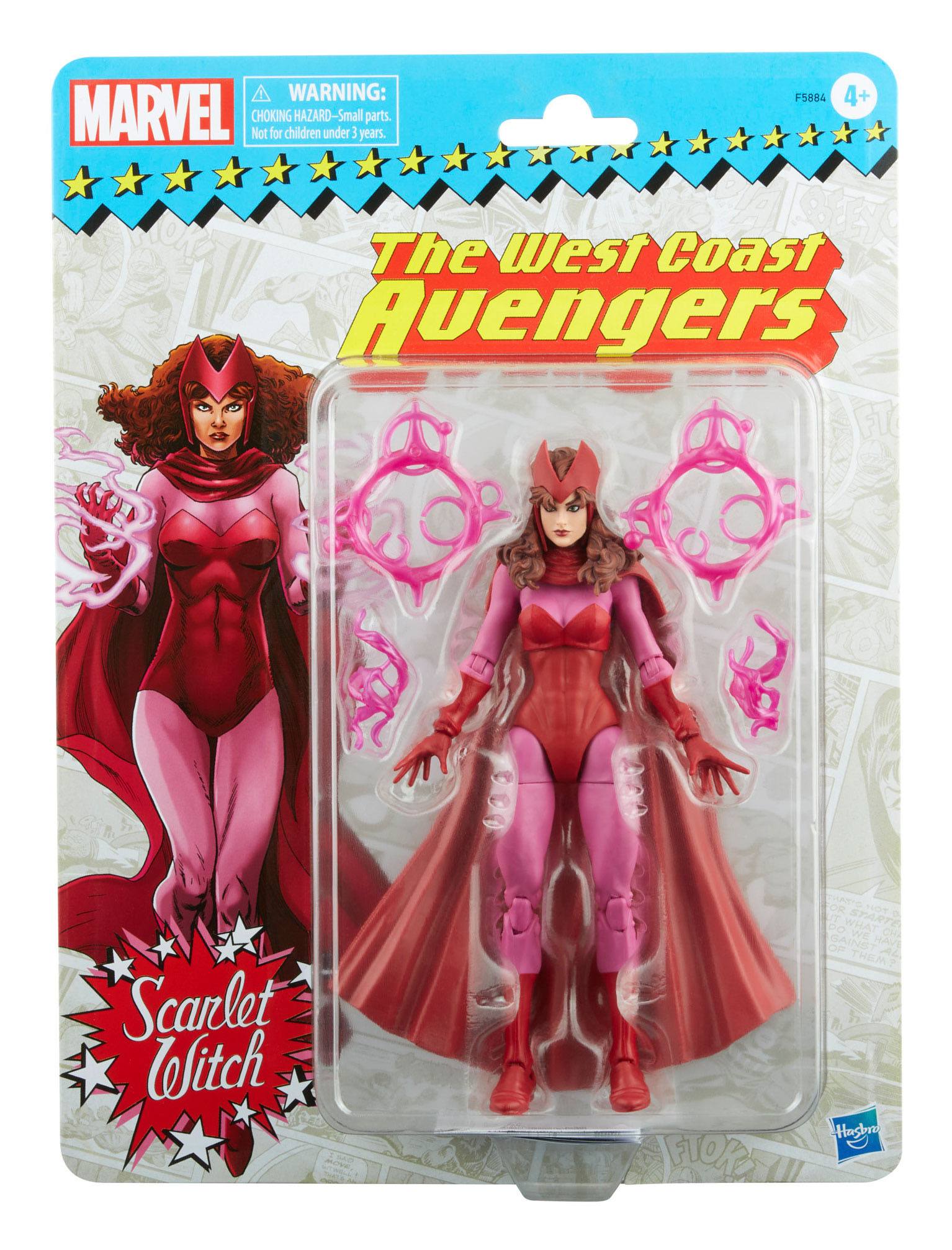 Hasbro's High - Quality Marvel Legends Series Retro - Style Scarlet Witch Action Figure for Fans and Collectors