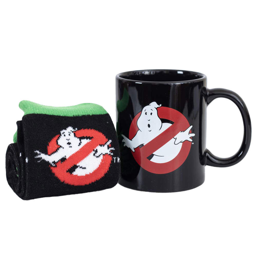 Cool Ghostbusters Themed Mug and Sock Gift Set
