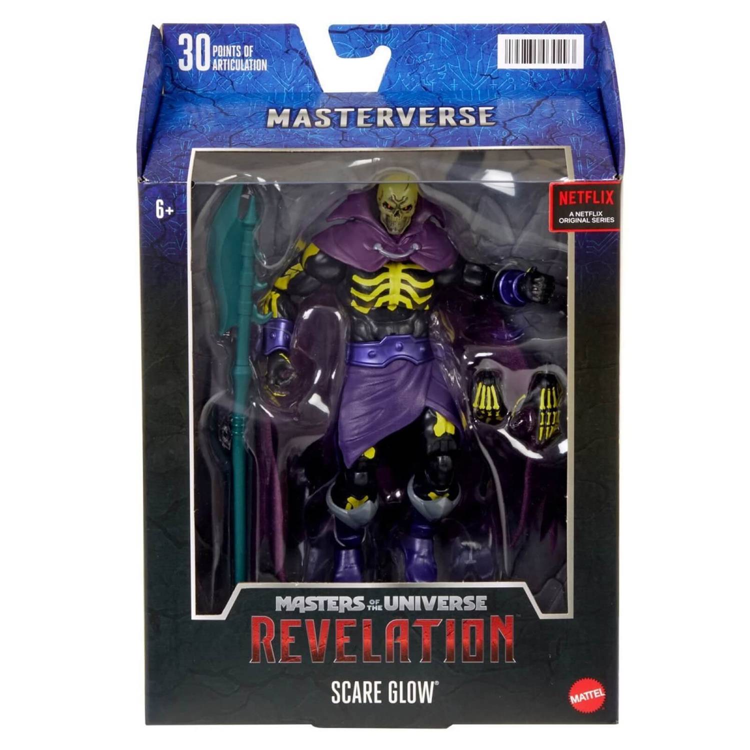 Masters of the Universe Revelation-themed Masterverse Scare Glow Action Figure Collectible for Fans
