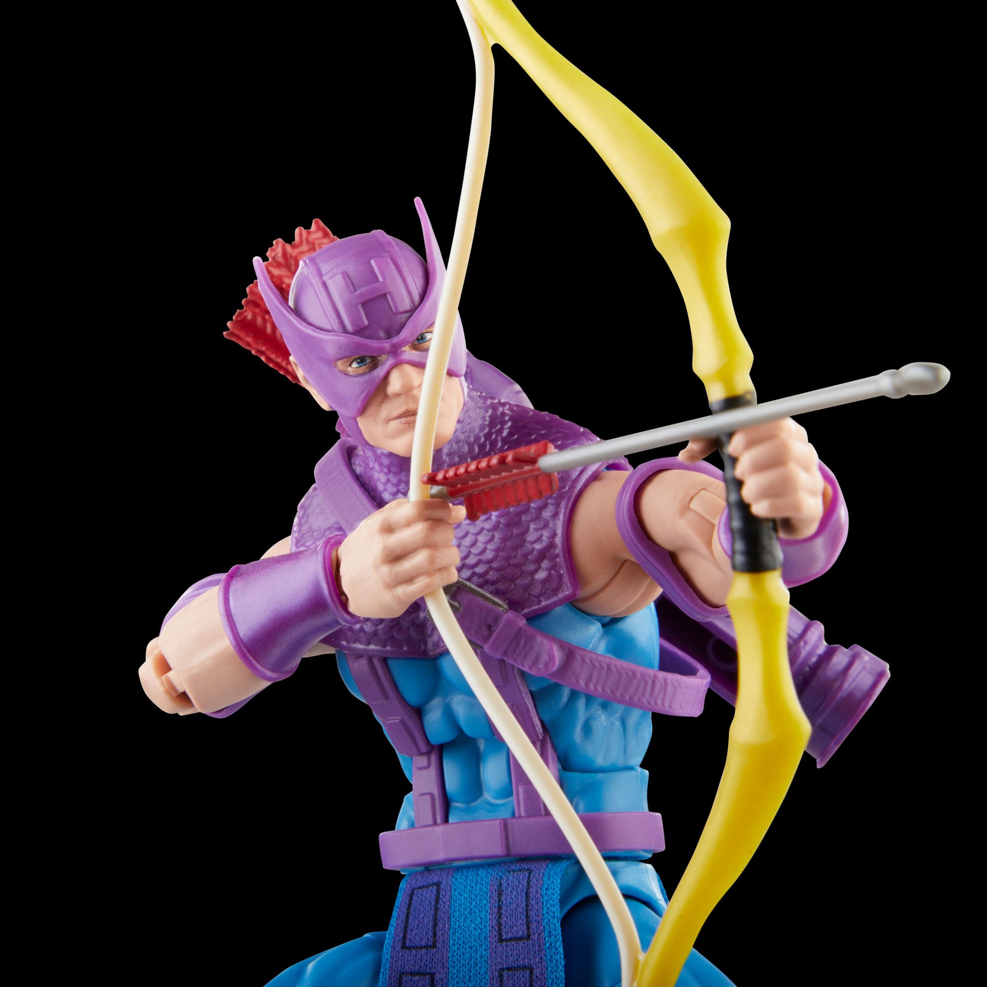 Hasbro's 6 - inch Marvel Legends Series Hawkeye with Sky - Cycle Collectible