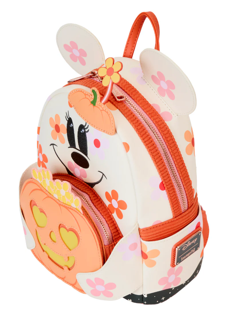 Loungefly Disney Halloween-themed Mini Backpack Featuring Glow-in-the-Dark Minnie
