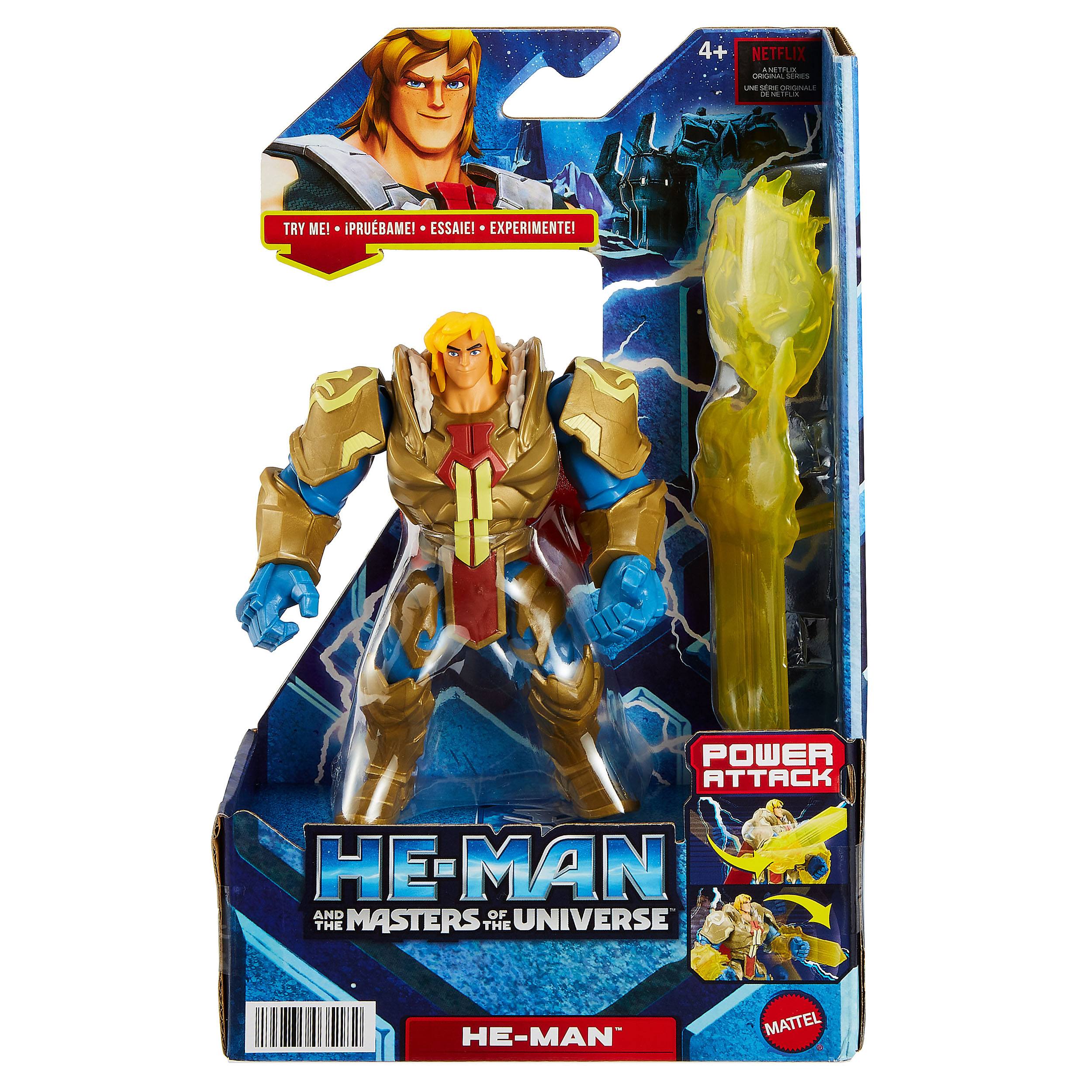 Collectible He-Man Action Figure from the Masters of the Universe Franchise Inspired by Netflix Animated Series