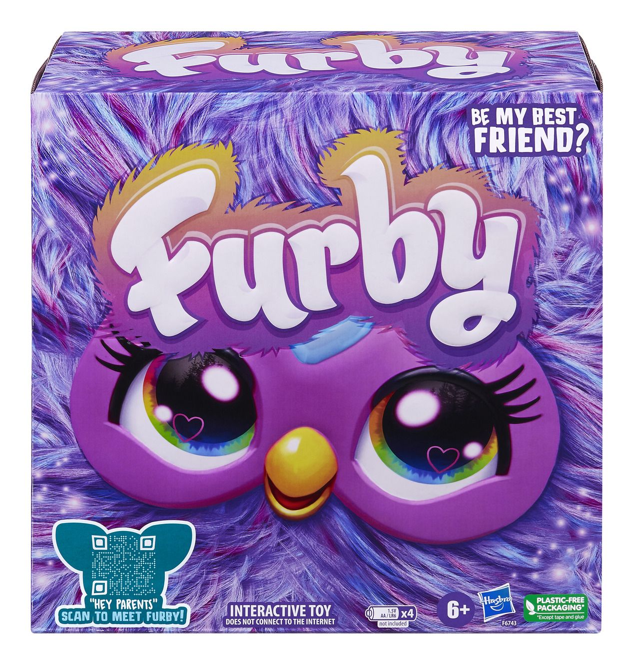 Purple Interactive Electronic Furby Pet Toy - A Fun and Engaging Companion for Kids