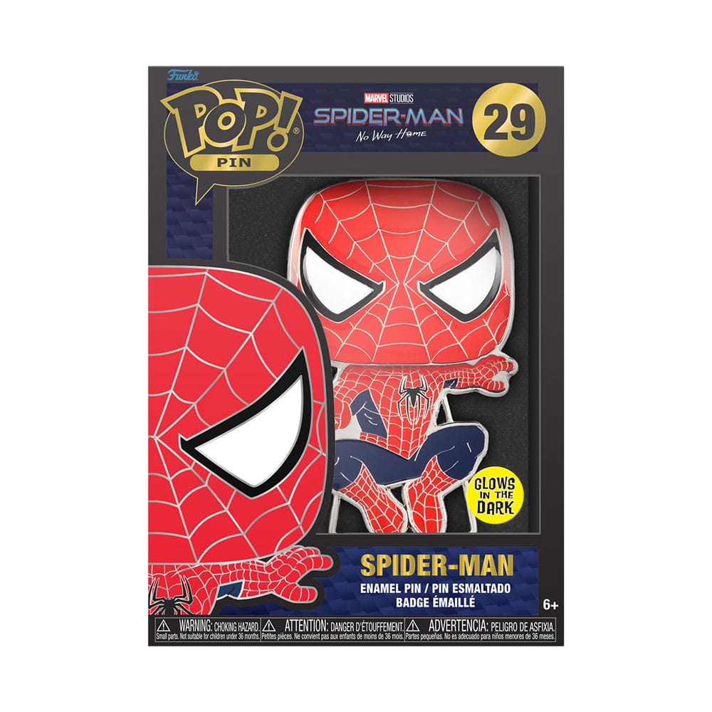Marvel Spider - Man Collectible Enamel Pin Featuring Tobey Maguire from Funko's POP! Series
