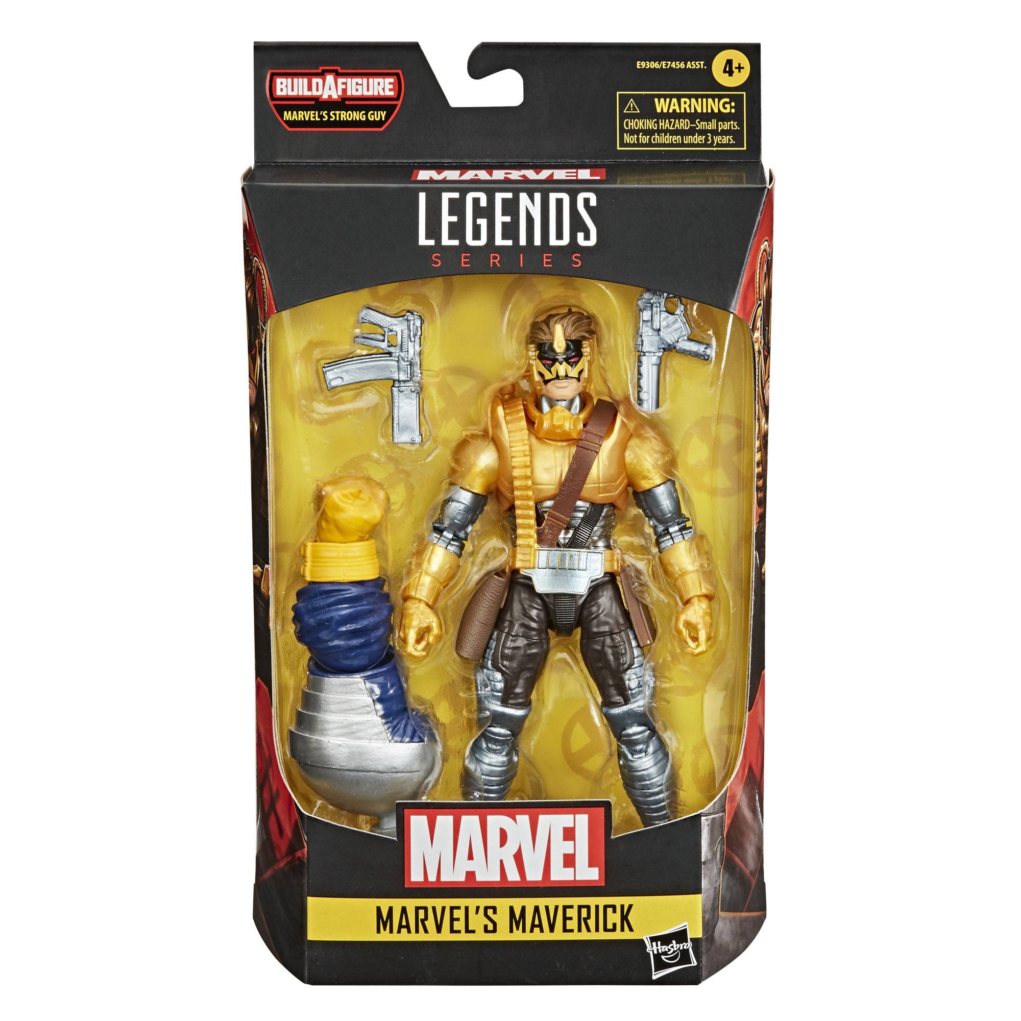 Marvel Legends Action Figures Series - Complete Build-A-Figure Bundle of 8 with Deadpool and Strong Guy Parts