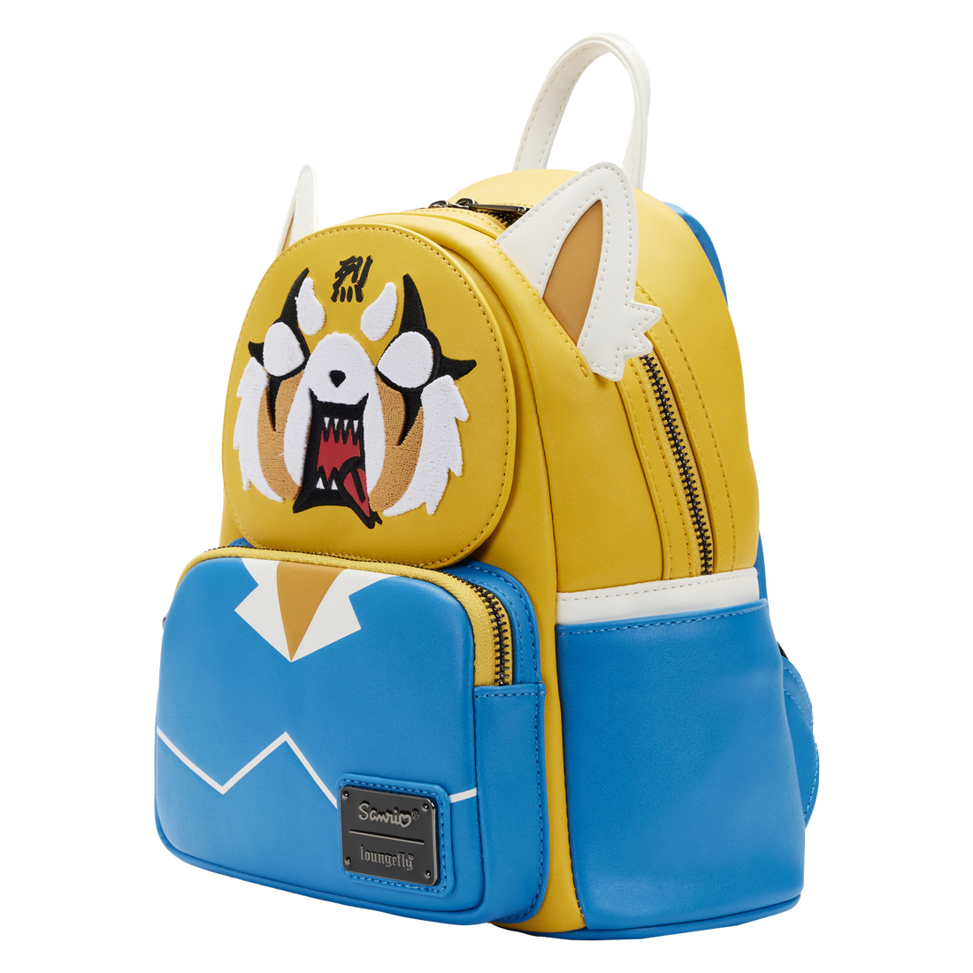 Loungefly Sanrio Aggretsuko Two - Face Cosplay Style Mini Backpack for Fashion - Conscious Fans