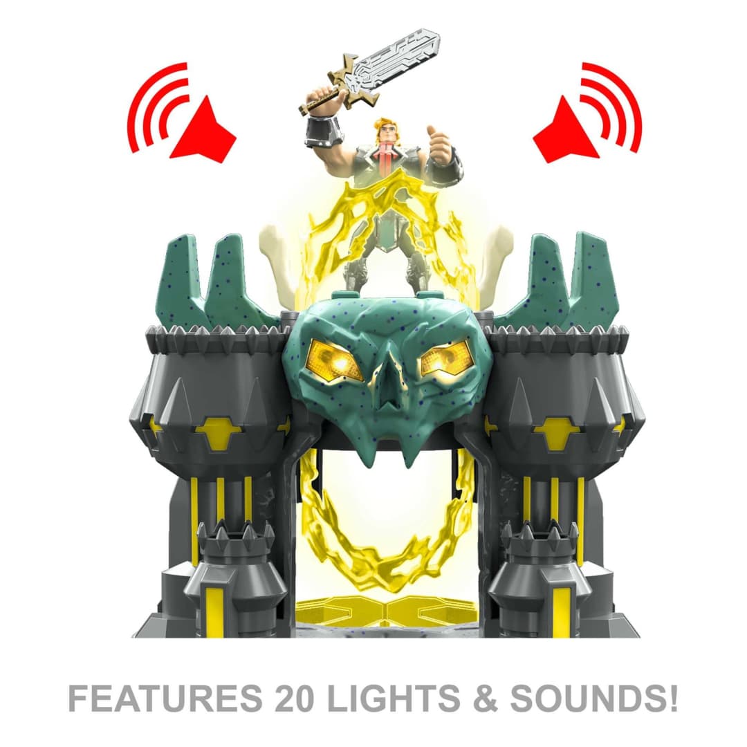 Netflix-Inspired He-Man Castle Grayskull Playset with Lights, Sounds & Battle Features