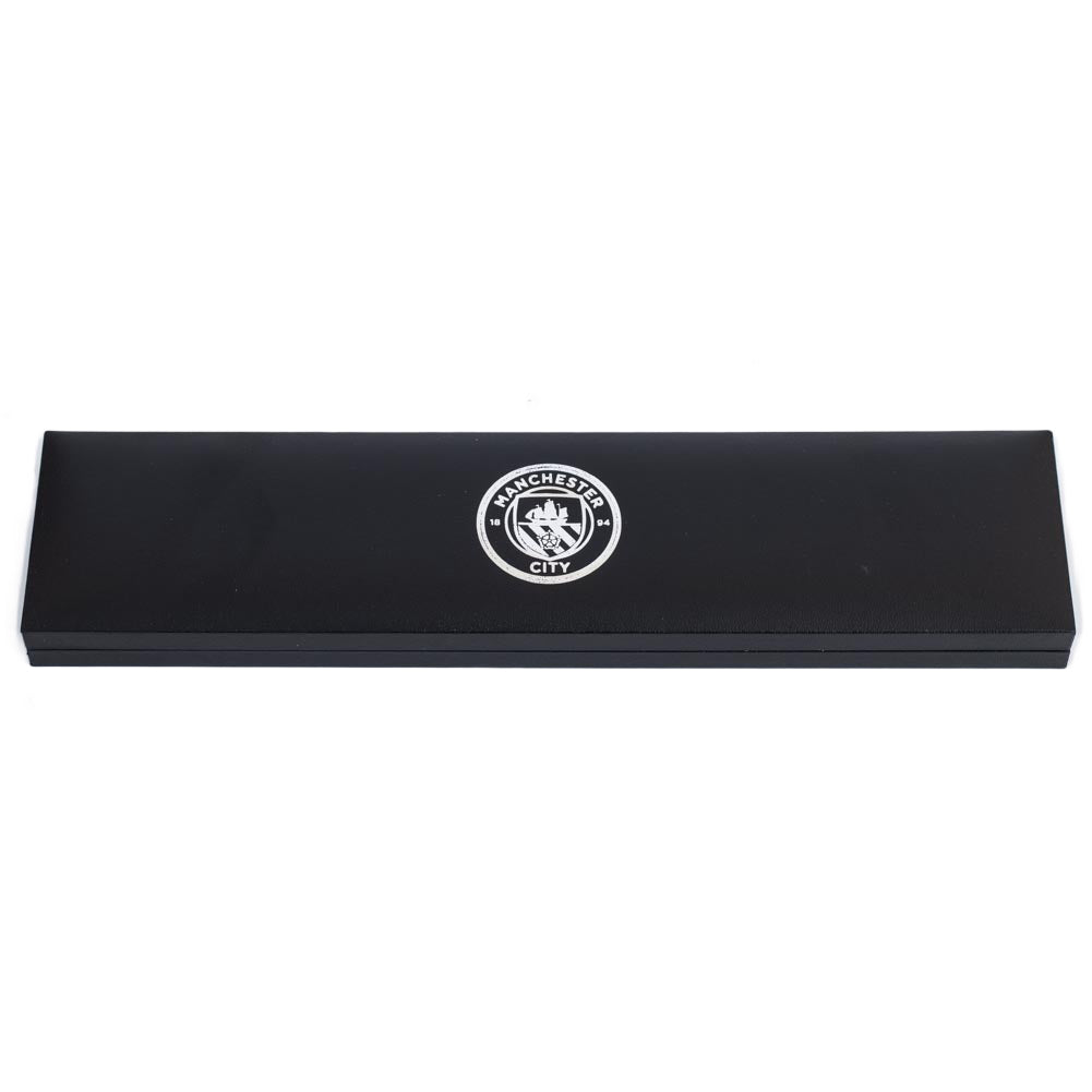 Engraved Manchester City Stainless Steel Link Bracelet for Fans