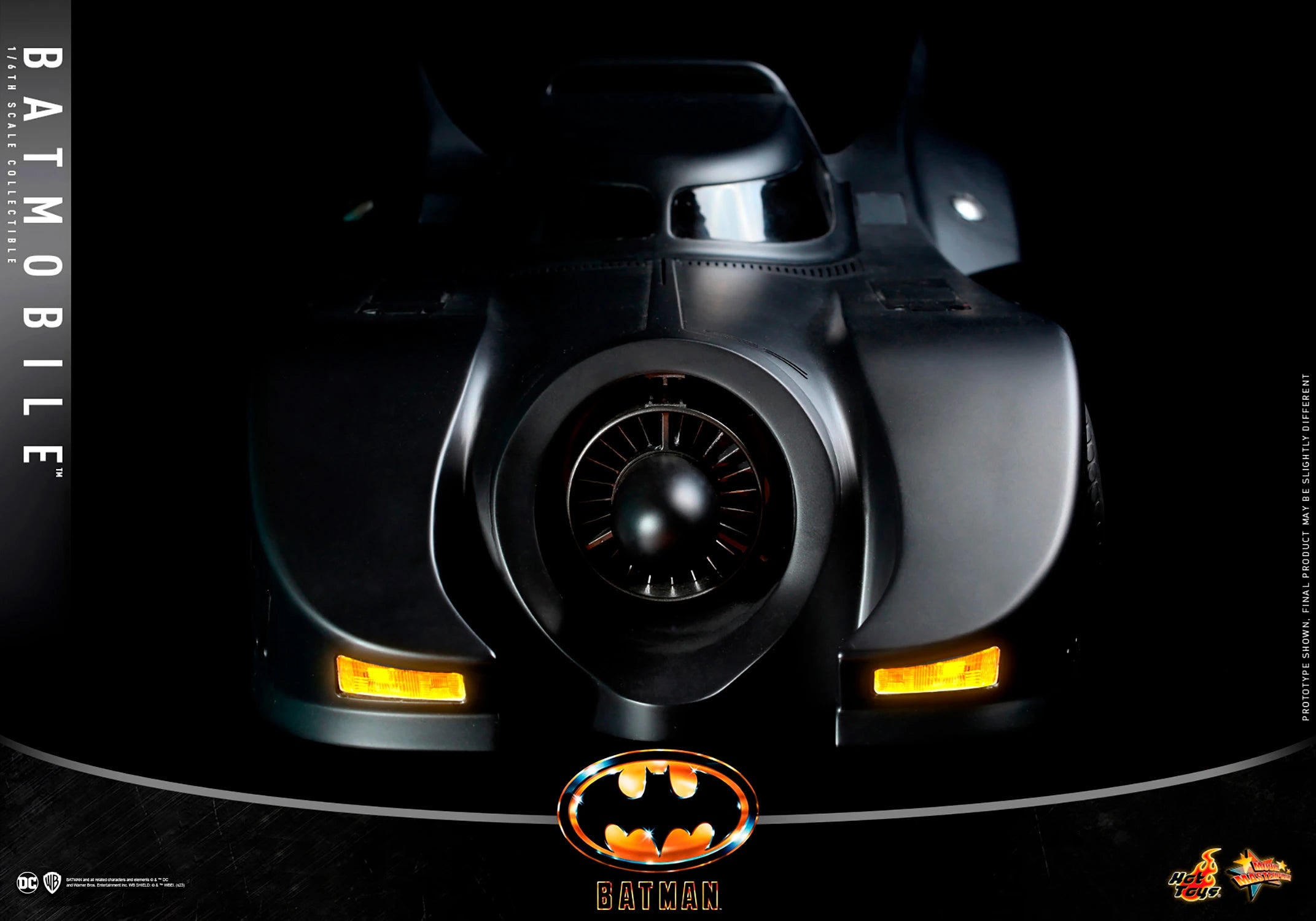 Hot Toys 1/6th Scale Collectible DC 1989 Batman Movie-inspired Batmobile Vehicle
