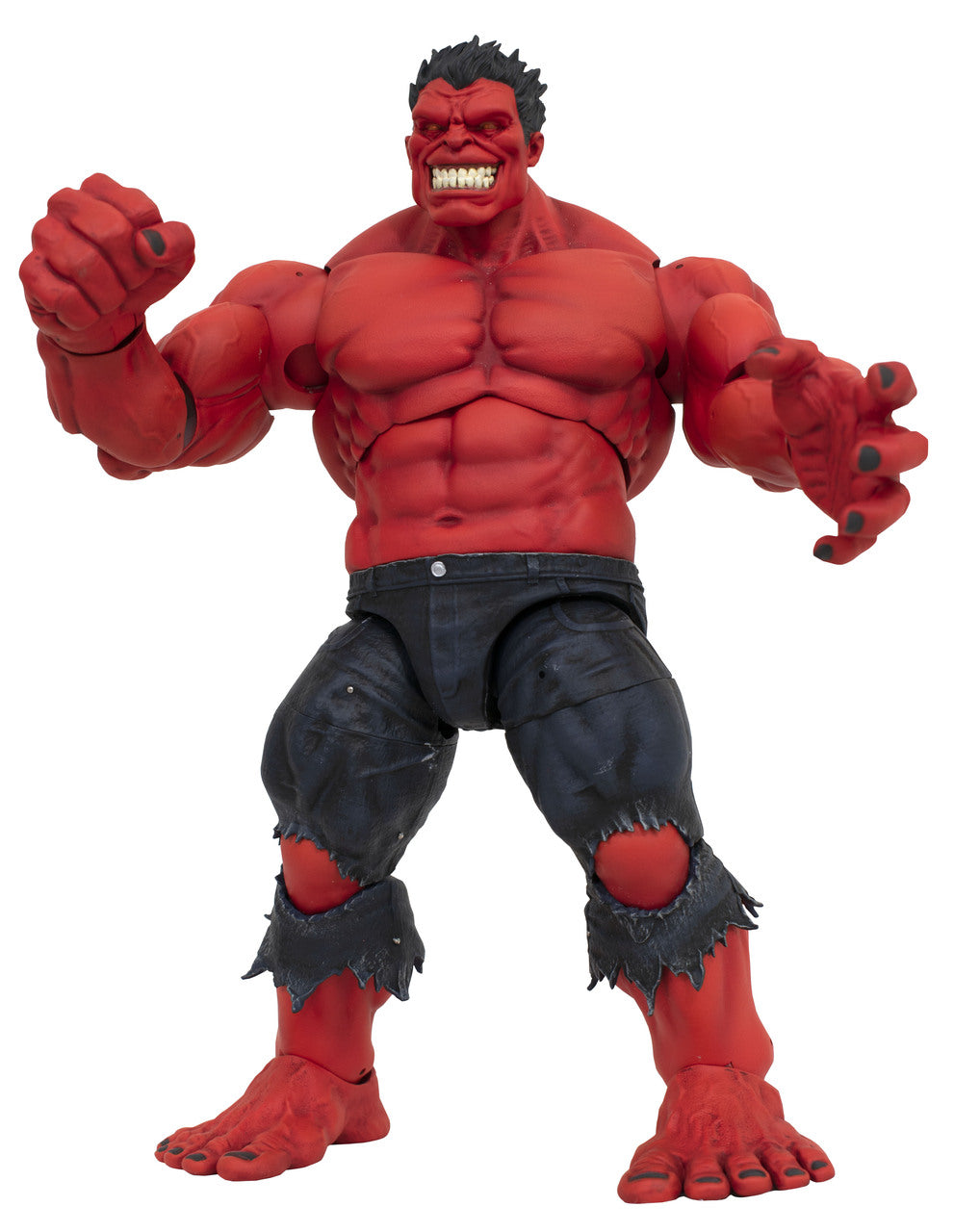 Marvel Red Hulk 9-Inch Diamond Select Collectible Action Figure with Articulation