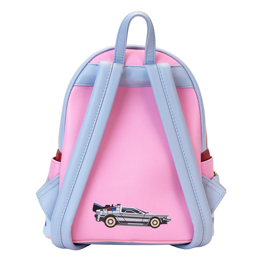 Loungefly 40th Anniversary Retro - style Mini Backpack Inspired by Back To The Future